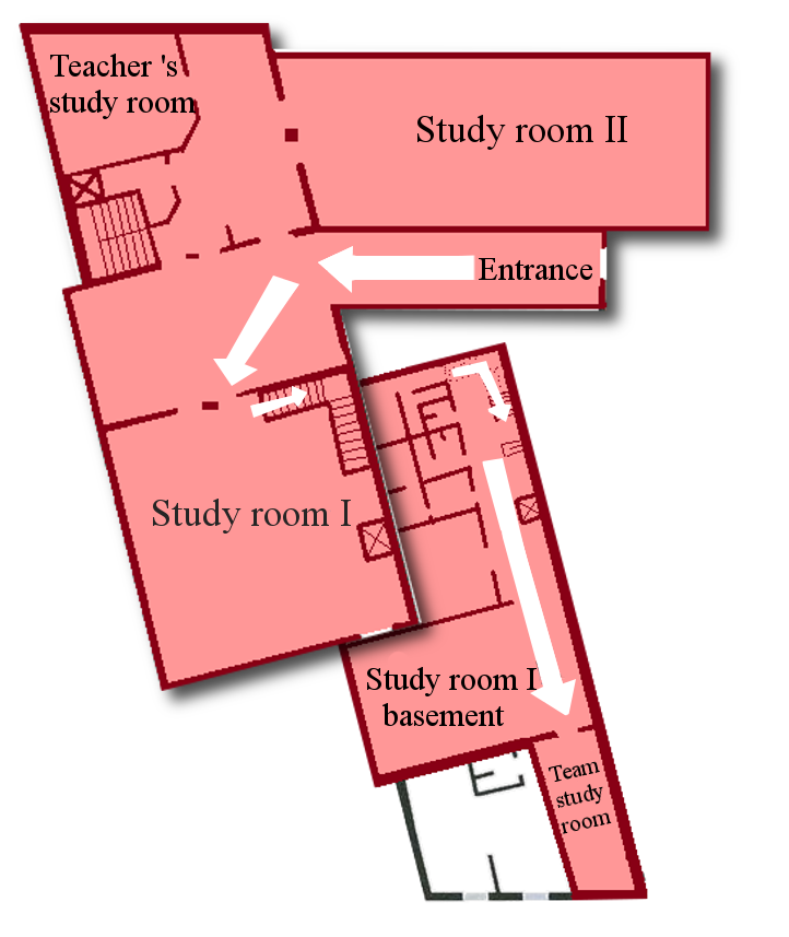 How to get to the study room